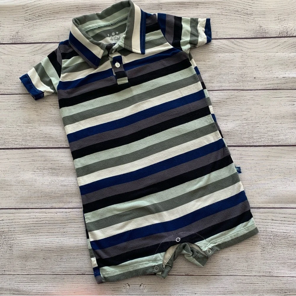 KicKee Pants Striped Romper 18-24 Months